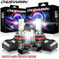 thumbnail image 1 of For Ford Explorer Sport Trac 2001-2005 9007 LED Headlight Hi/Lo Beam 9145 Fog Light Bulb Kit, 1 of 13