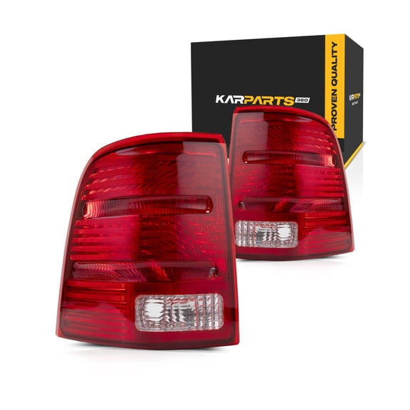 For Ford Explorer Tail Light Unit 2002 03 04 2005 Driver and Passenger Side Pair FO2800159 | 1L2Z 13405 AA