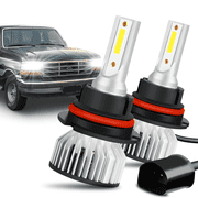 For Ford F-150 1992-2000 2001 2002 2003 9007 LED Headlight Bulb High Low Beam White,2 Pack