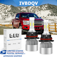 thumbnail image 1 of For Ford F-150 1992-2003 9007 LED Headlight High/Low Beam Bulbs Kit 6000K 2Pcs, 1 of 12