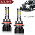 thumbnail image 1 of For Ford F-150 1992-2003 F-250 1992-1999 9007 LED Headlight Bulbs Kit Hi/Lo Beam, 1 of 10