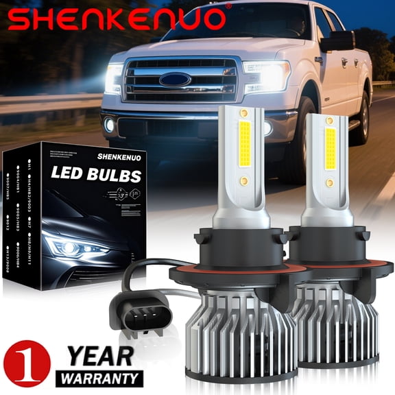 For Ford F-150 2004-2011 2012 2013 2014 LED Headlight Bulbs H13 9008 High and Low Beam 2pcs