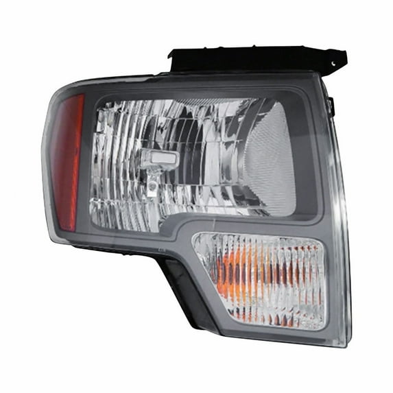 For Ford F-150 2011 12 13 2014 Headlight Assembly Passenger Side Sterling Gray Trim CAPA Replacement For FO2503297 | AL3Z 13008 AG