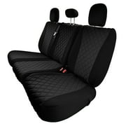 For Ford F-150 2015-2024 & F-250 F-350 F450 2017-2022 FH Group Neoprene Custom Fit Truck Car Seat Covers 2nd Row - Black