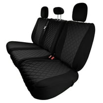 For Ford F-150 2015-2024 & F-250 F-350 F450 2017-2022 FH Group Neoprene Custom Fit Truck Car Seat Covers 2nd Row - Black