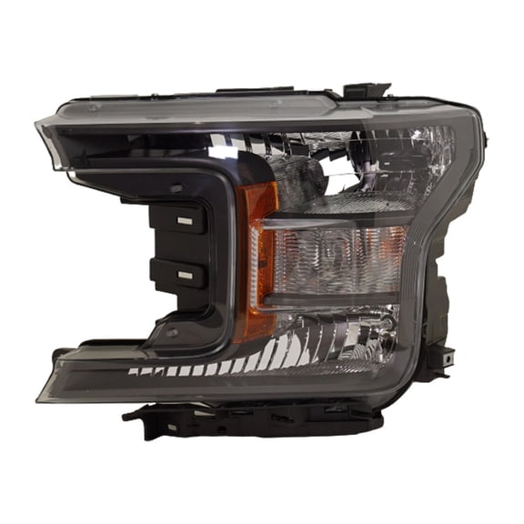 For Ford F-150 2018 2019 2020 Headlight Assembly Driver Side | Dark Housing | CAPA | FO2502373, FO2502373C | 191275736111, KL3Z13008B