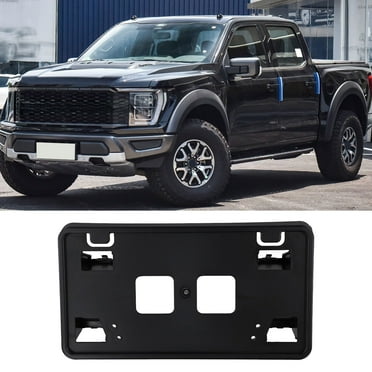 Genuine OEM Ford F-150 Front License Plate Bracket – 2021-2024, ML3Z-17A385-AB, Carbon Black