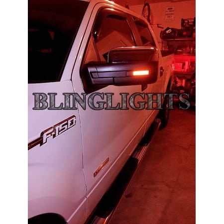 For Ford F-150 LED Side Mirror Turn Signal Lights Power Signaler Lamps xl stx F150