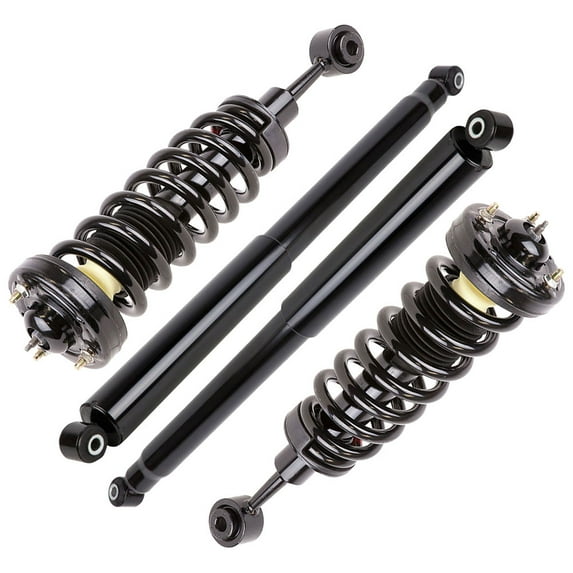 For Ford F-150 Lincoln Mark LT Front Rear Strut Spring & Shocks