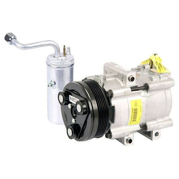 For Ford (F-250 F-350 F-450 F-550) Super Duty OEM AC Compressor w/ A/C Drier - BuyAutoParts