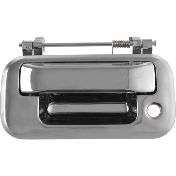 For Ford F-250 / F-350 / F-450 Super Duty Tailgate Handle 2008-2016 | All Chrome | w/o Camera Hole | w/ Key Hole | Plastic | GAH010006 | Performance