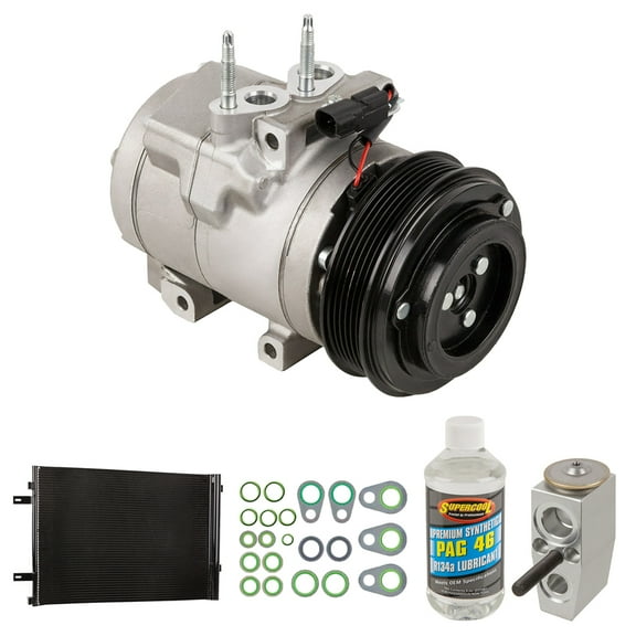 For Ford F-250 & F-350 Super Duty A/C Kit w/ AC Compressor Condenser & Drier - BuyAutoParts