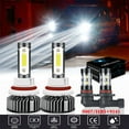 thumbnail image 1 of For Ford F-550 Super Duty 1999-2004 Headlights,9007 HB5 LED High/Low Beam 9145 Fog light 4pc,SHENKENUO, 1 of 10