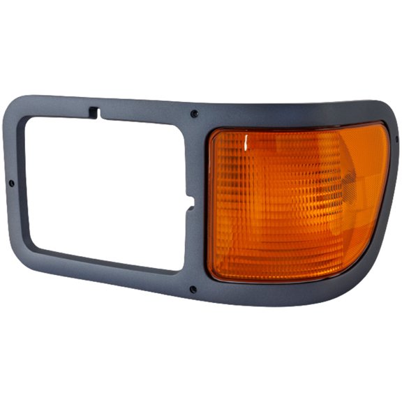 For Ford F-650 2000-2015 Headlight Bezel Assembly Driver Side w/Park Light Gray For F6HZ13201AAE