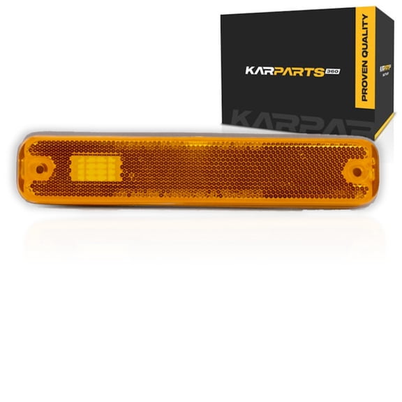 For Ford F-Pickup 73-79/Bronco 1978-79 Front Side Marker Light Assembly Unit Driver OR Passenger Side | Single Piece | Amber FO2550101