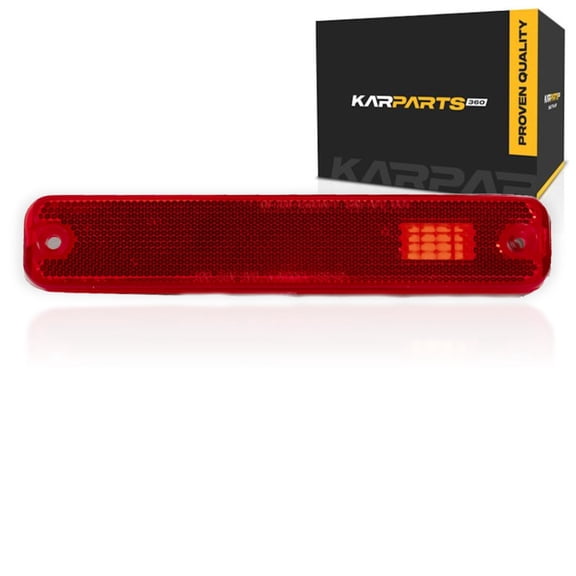 For Ford F-Pickup 73-79/Bronco 1978-79 Rear Side Marker Light Assembly Unit Driver OR Passenger Side | Single Piece | RED FO2860101