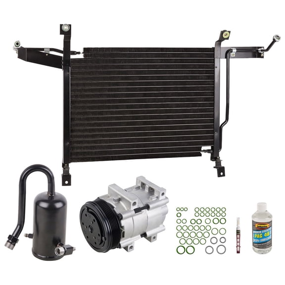For Ford F Super Duty F-250 F-350 A/C Kit w/ AC Compressor Condenser & Drier - BuyAutoParts
