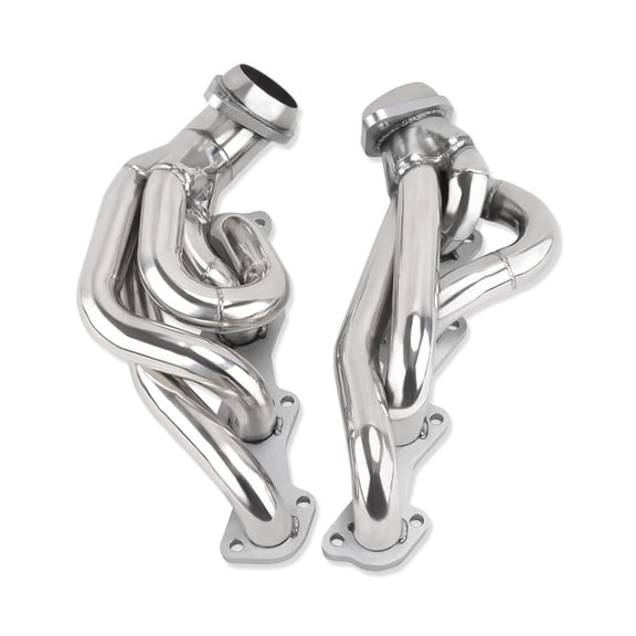 For Ford F150 Expedition 5.4L 1997-2003 Polished Stainless Steel Exhaust Header