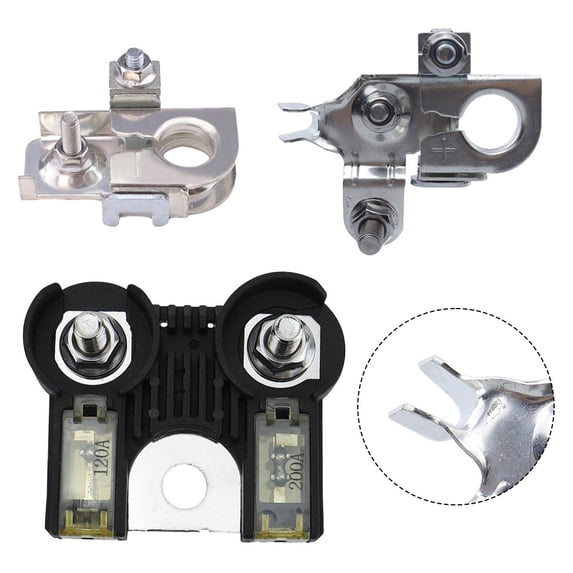For Ford F150 Positive and Negative Battery Terminals Set 2011 To 2014 by Coconut Ok