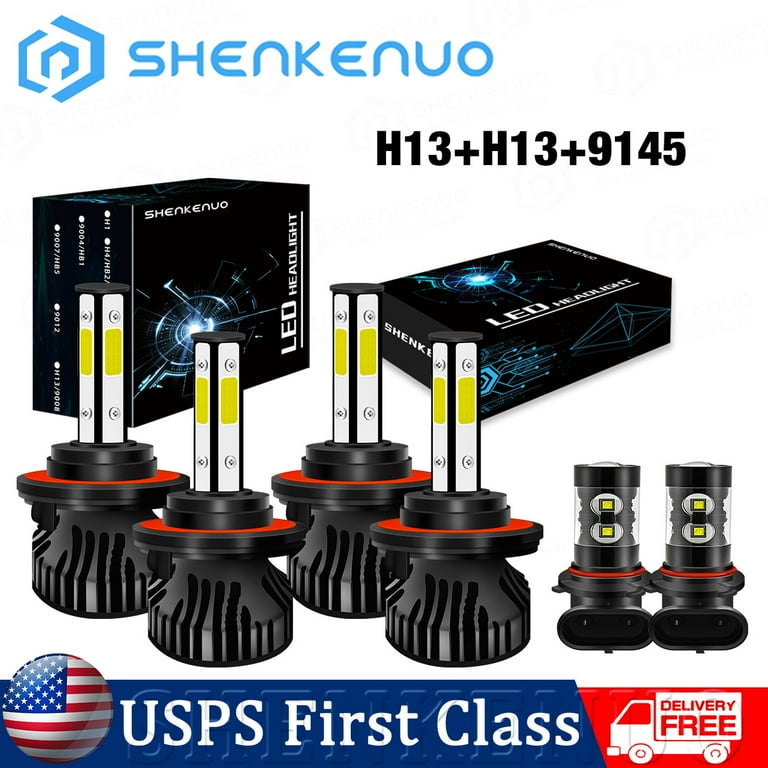 For Ford F250 F350 F450 2005-2019 6000K White LED Headlight Fog - Foto 11