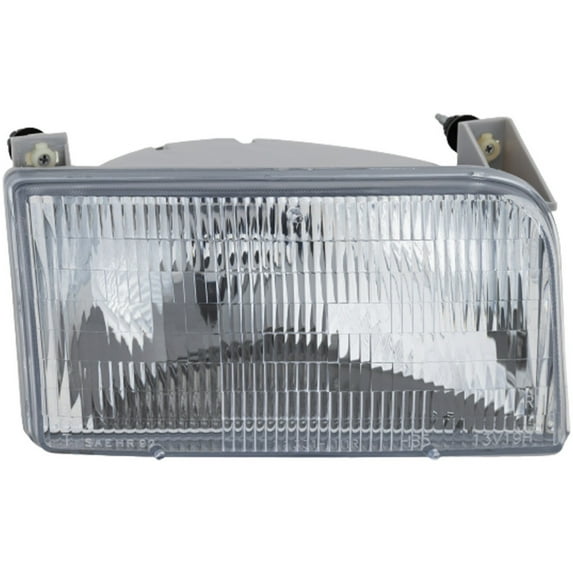 For Ford F53/F59 1992 93 94 95 1996 Headlight Passenger Side | Clear Lens | With Bulbs | Composite Type | Replacement For FO2503114 | F2TZ13008A
