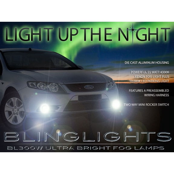 For Ford FG Falcon Ute R6 Xenon Fog Lamp Driving Light Kit