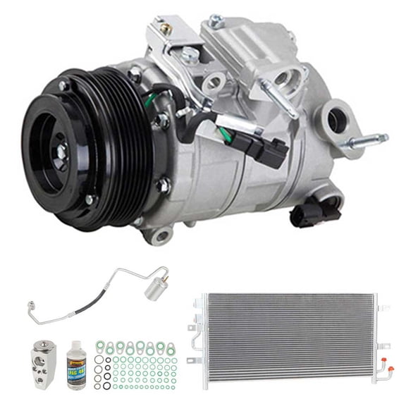 For Ford FLex 2013 2014 2015 2016 A/C Kit w/ AC Compressor Condenser & Drier - BuyAutoParts