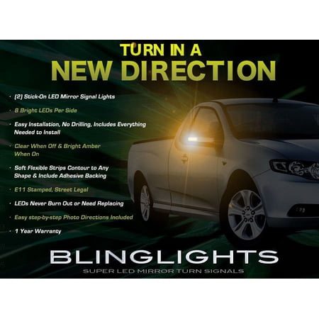 For Ford Falcon LED Side Mirror TurnSignaler Lamp Kit Light Blinkers
