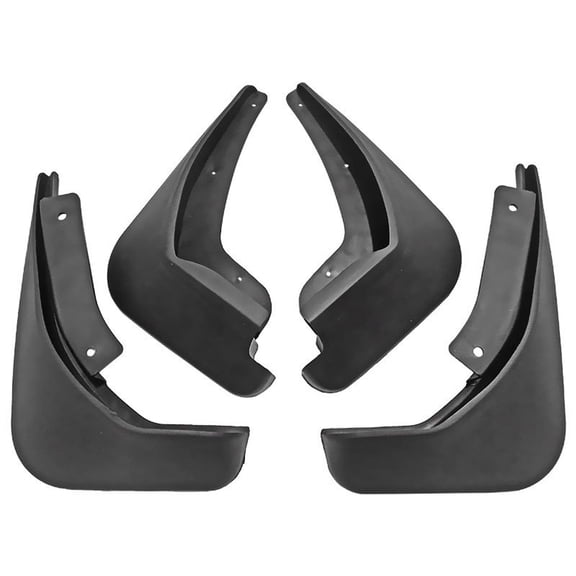 For Ford Fiesta 2011-2016 Mud Flaps Splash Guards Fenders Mud Guards, Custom No Drilling Car Decorative Accessories, Easy To Install-black