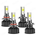 thumbnail image 1 of For Ford Fiesta 2011-2019- 4x Front LED Headlight High/Low Beam Bulbs 6000K Kit 9005+H7, 1 of 11