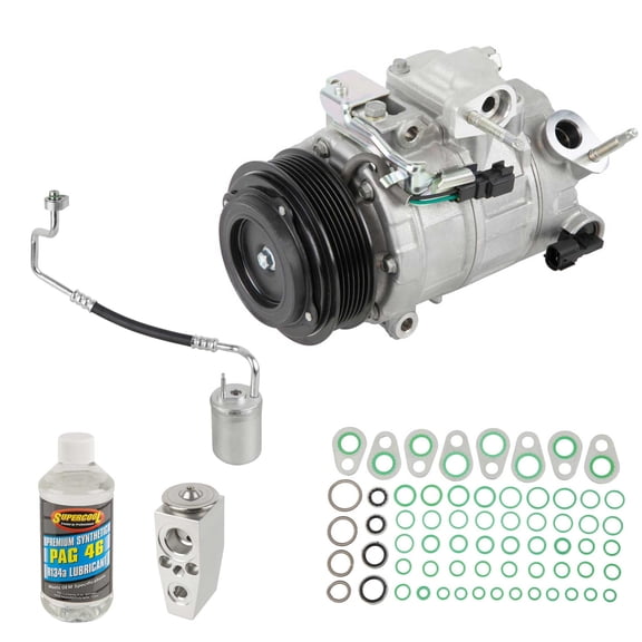 For Ford Flex 2014 2015 2016 OEM AC Compressor w/ A/C Repair Kit - BuyAutoParts