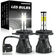 For Ford Focus 2000 2001 2002 2003 2004 LED Headlight Bulbs 4-Sides 9003 H4 High and Low Beam 2pcs