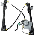 thumbnail image 1 of For Ford Focus Window Regulator Assembly 2000-2007 Driver Side | Front | Power | Cable Type | Hatchback | FO1350132 | 6S4Z 5423201 BB, 1 of 4
