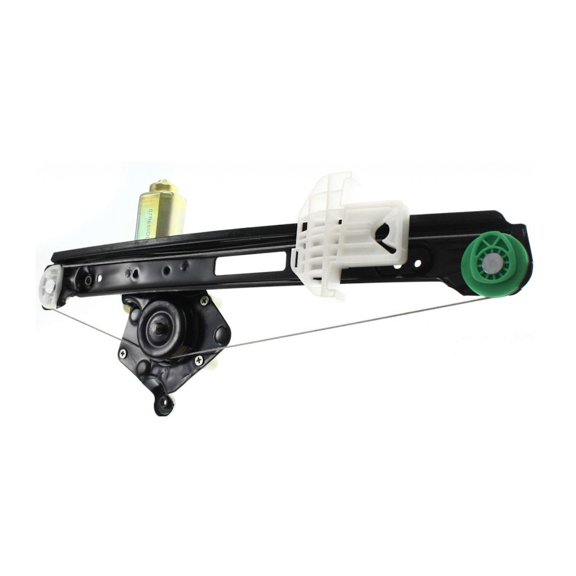 For Ford Focus 2000-2007 Window Regulator Passenger Side | Rear | Power | With Motor | 2-pin Plug | Replacement For FO1551112 | 6S4Z5427000A, 660541