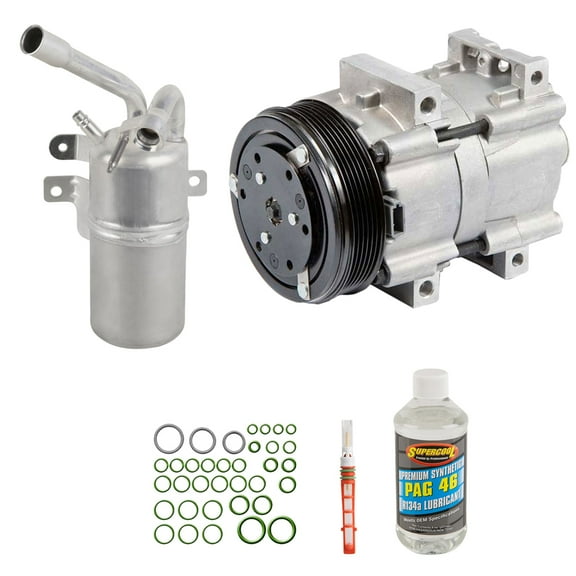 For Ford Focus 2004 AC Compressor w/ A/C Repair Kit - BuyAutoParts