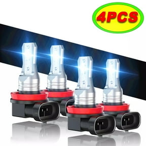 For Ford Focus 2012 2013-2018 6000K White LED Headlight Low Beam + Fog Light Bulbs Kit 4x