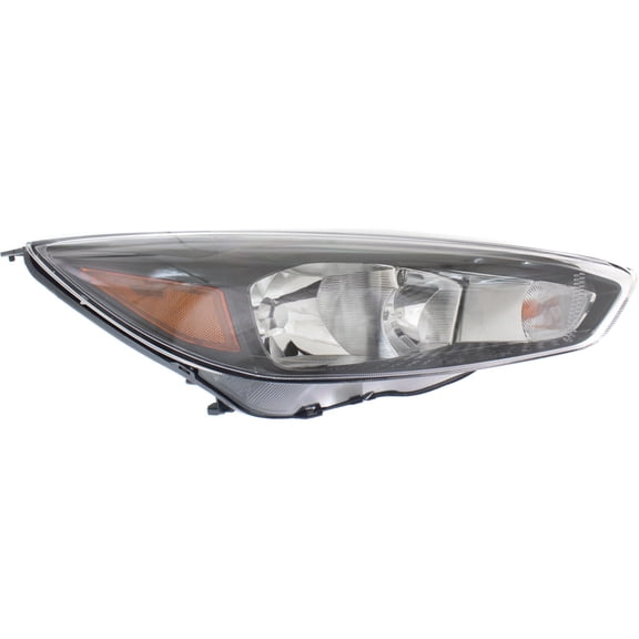 For Ford Focus 2015 2016 2017 2018 Headlight Passenger Side | SE/SEL/ST/Titanium Model | Black Interior | Replacement For F1EZ13008GY-PFM