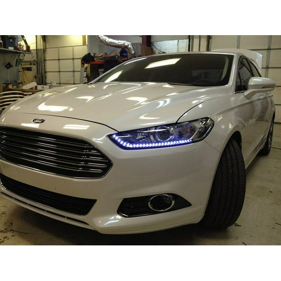 For Ford Focus LED DRL Head Light Strips Day Time Running Lamps Kit