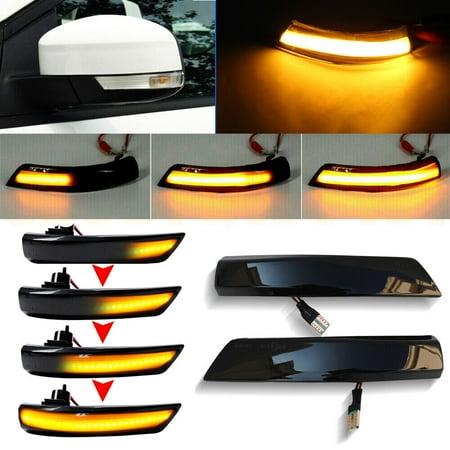 For Ford Focus Mk2 Mk3 Mondeo MK4 LED Dynamic Mirror Indicator Turn Signal Light