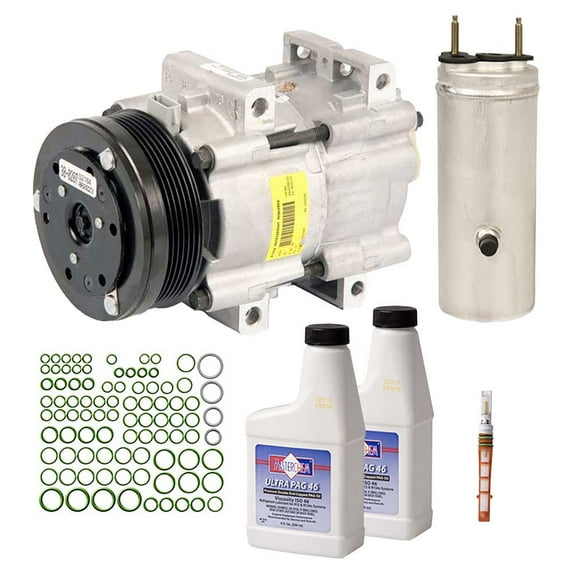 For Ford Freestar and Mercury Monterey OEM AC Compressor w/ A/C Repair Kit - BuyAutoParts