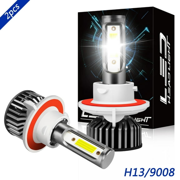 For Ford Freestyle 2005 2006 2007 LED Headlight Bulbs H13/9008 High Low Beam White 6000K 2x