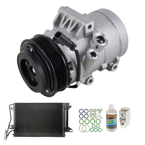 For Ford Fusion & Mercury Milan A/C Kit w/ AC Compressor Condenser & Drier - BuyAutoParts