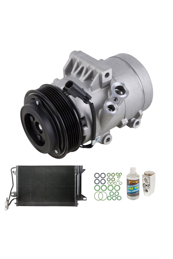 For Ford Fusion & Mercury Milan A/C Kit w/ AC Compressor Condenser & Drier - BuyAutoParts