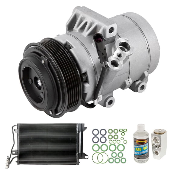 For Ford Fusion & Mercury Milan A/C Kit w/ AC Compressor Condenser & Drier - BuyAutoParts