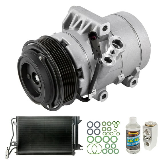 For Ford Fusion & Mercury Milan A/C Kit w/ AC Compressor Condenser & Drier - BuyAutoParts