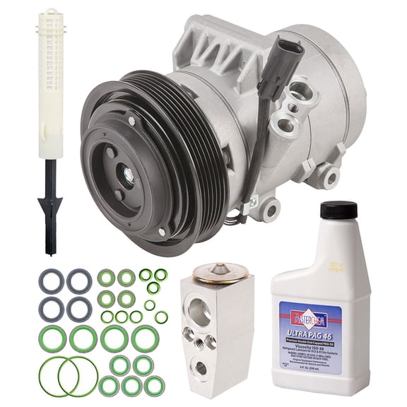 For Ford Fusion & Mercury Milan AC Compressor w/ A/C Repair Kit - BuyAutoParts