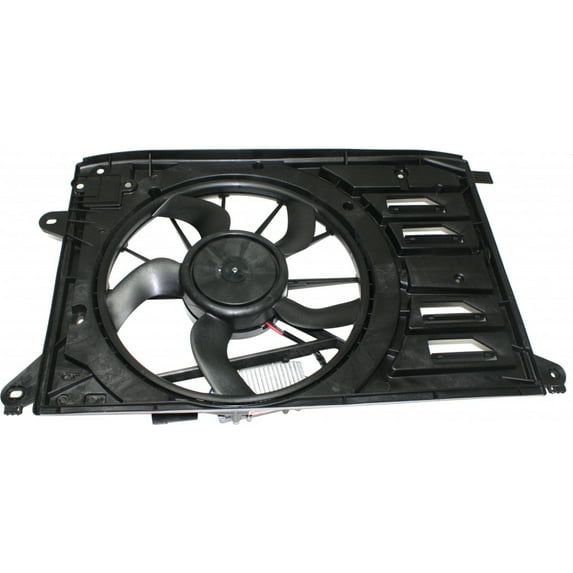For Ford Fusion Radiator / Condenser Cooling Fan Assembly 2013-2019 Hybrid 2.0L w/ Fan Control Module For FO3115198 | DS7Z-8C607-A