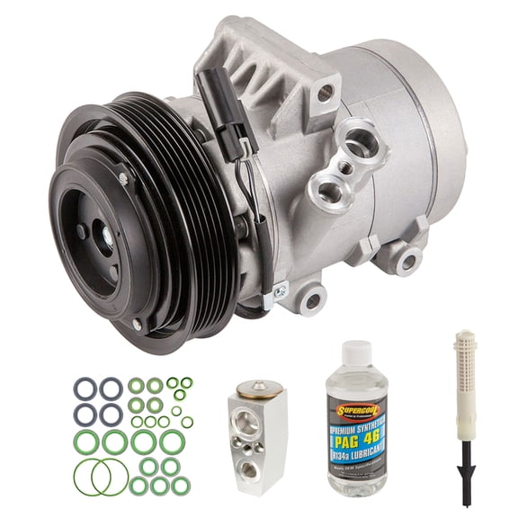 For Ford Fusion and Mercury Milan 2006-2007 AC Compressor w/ A/C Repair Kit - BuyAutoParts
