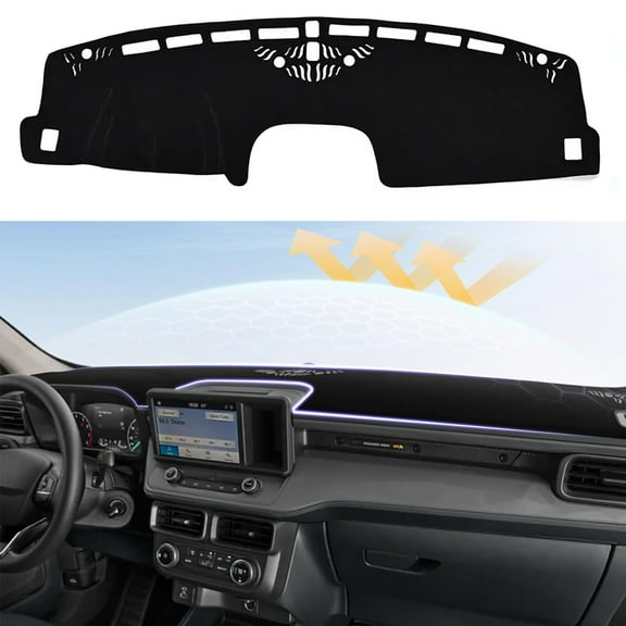 For Ford Maverick 2022-2025 Dashboard Cover Non-slip Dash Cover Mat UV Protect