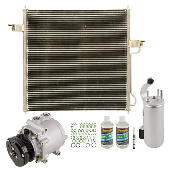For Ford & Mercury A/C Kit w/ AC Compressor Condenser & Drier - BuyAutoParts